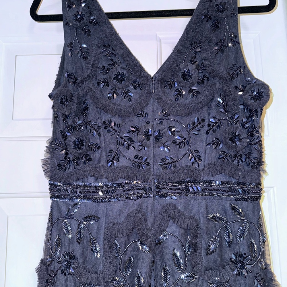 Aidan Mattox Bead & Sequin Gown - image 5